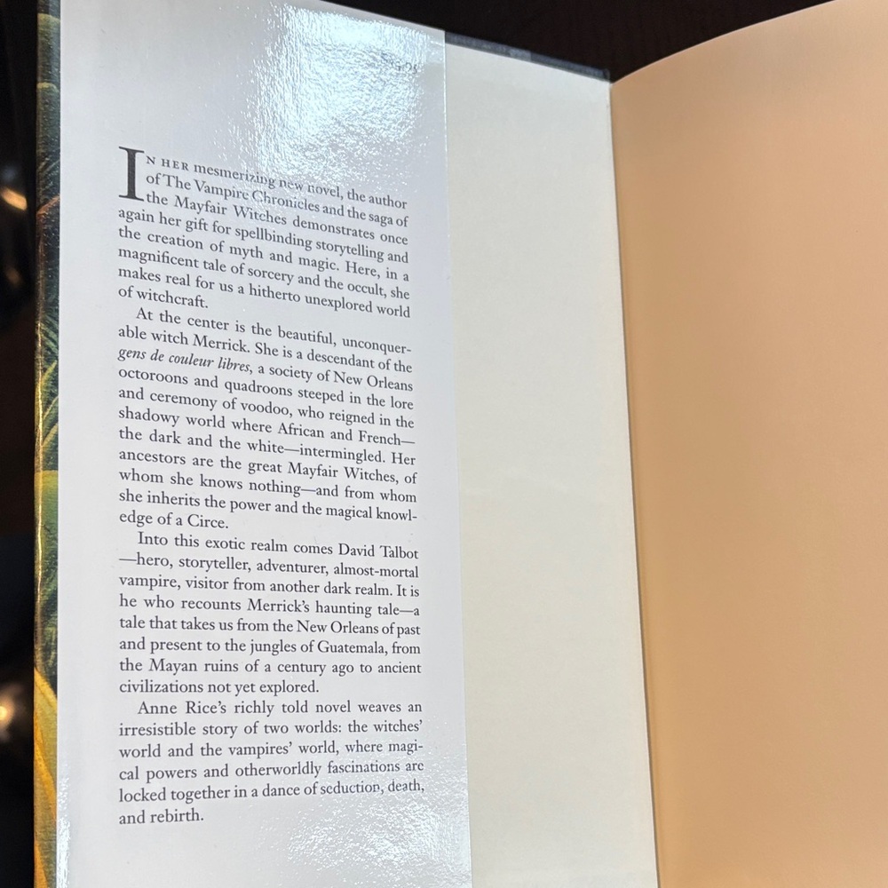 Merrick Hardcover Book by Anne Rice - Picture 4 of 9
